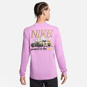 Nike Sportswear Air Max Tuned Anime Long Sleeve Rush Fuchsia Pink Size Large